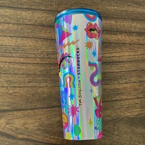 Starbucks Pride 2023 Tim Singleton Graffiti Cold Tumbler Cup 24OZ Venti No straw